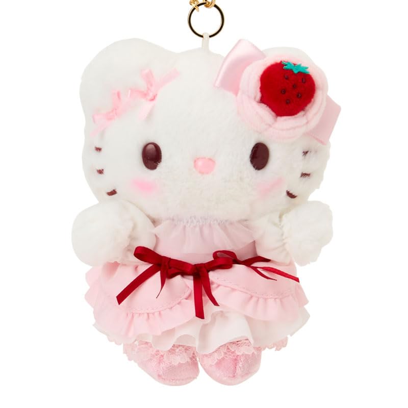 Sanrio (САНРИО) Подвеска-талисман для сумки (Клубничный взбитый торт) Хелло Китти, от 6 лет, 224855