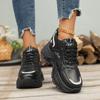 Модная женская обувь Весна 2025 Новые женские кроссовки на платформе Женские увеличивающие рост Повседневная спортивная обувь