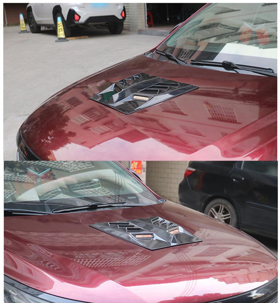 Универсальная Накладка-воздухозаборник на капот автомобиля, решетка воздухозаборника, отделка