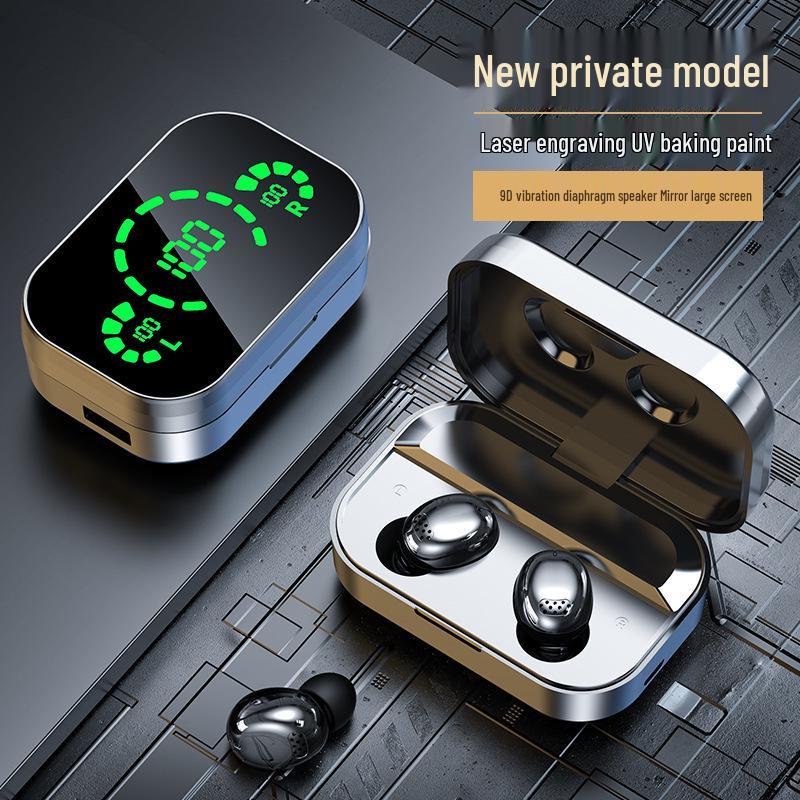 Дисплей-зеркало YD03 Беспроводные Bluetooth-наушники TWS, Внутриканальные с большим аккумулятором YD04 Мобильный телефон Национальный тренд.