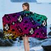 V-VOLCOM LOGO Большие пляжные полотенца из микрофибры Быстросохнущее полотенце Песчаные пляжные полотенца Полотенце для бассейна для путешествий Плавание Бассейн Йога