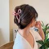 Dodder Bow Hair Claw Clips for Women Acrylic Candy Color Hairpin Sweet Hair Accessories