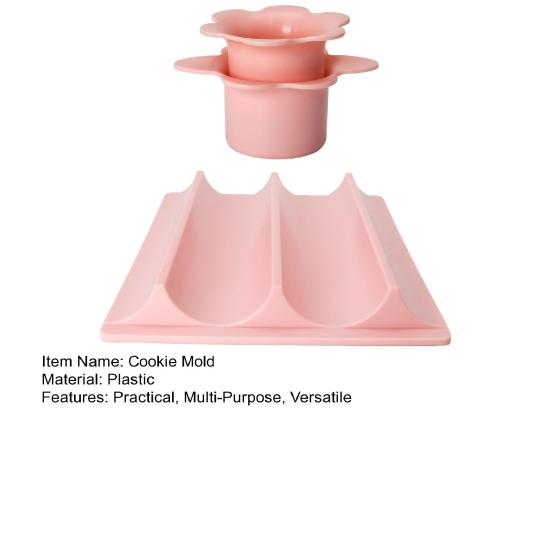 Cake Pop Cutter with Tray Round Cake Pop Mold 1.75" High-Capacity Dual-Cavity Tray Easy-Clean Cookie Mold Kit for Kitchen Bakery