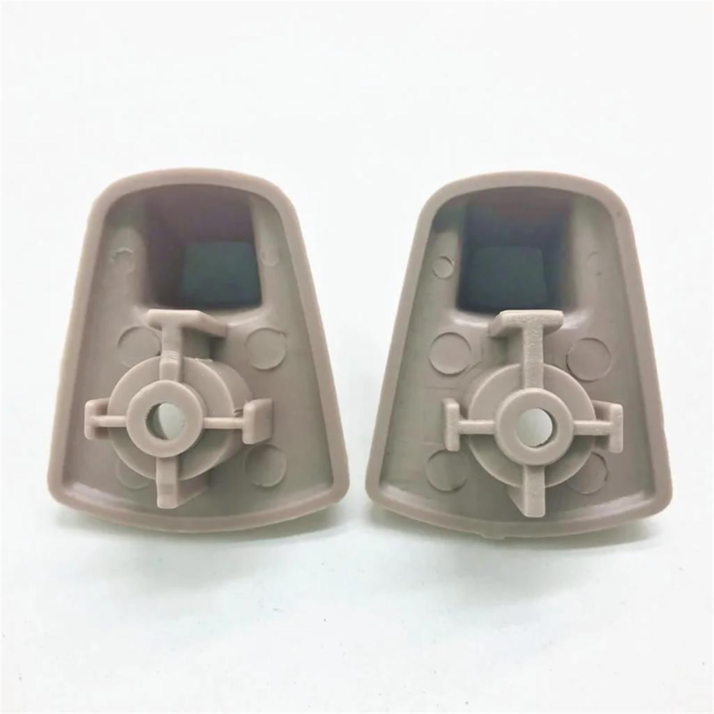 MKVAXR 2 Pcs Sun Visor Replacement Clips, New Beige Car Sun Visor for Chrysler, 300 300C, Dodge, Charger Magnum