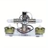 Stirling Engine Cross Twin-cylinder Model Steam Physics Science Popularization Skills Science Power Model Collection