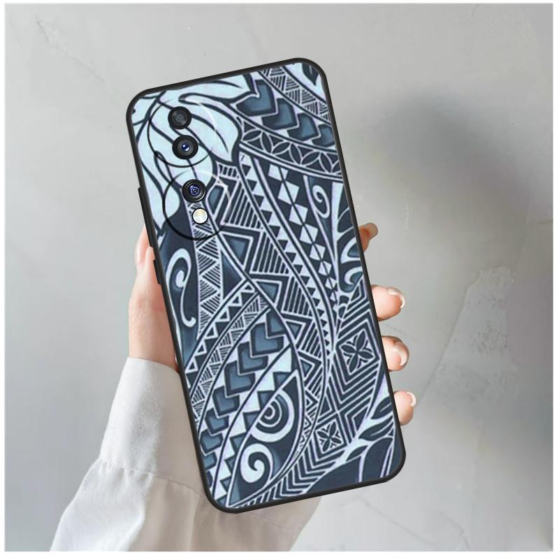Гавайский орнамент Чехол для Honor Magic 5 6 7 8 Pro Для Honor 200 400 Lite 50 70 90 X8c X8b X9a X9b X9c X9d Win