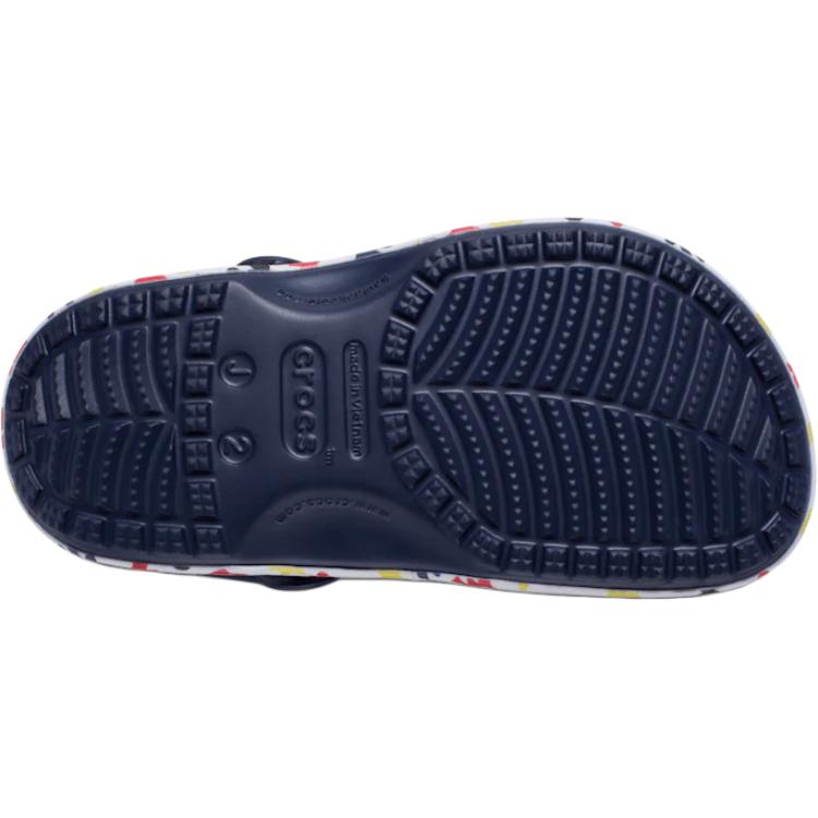 Crocs Kids Mickey Mouse X Classic Clog Friends Comfortable Versatile Non-Slip Durable Low-Top Casual Shoes Kids Clogs Deep-Blue 211148-90H