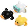 Keyzus Toddlers' Swimming Duckling Three Musketeers Bath Toys Set of 3, Korean Bath Toys