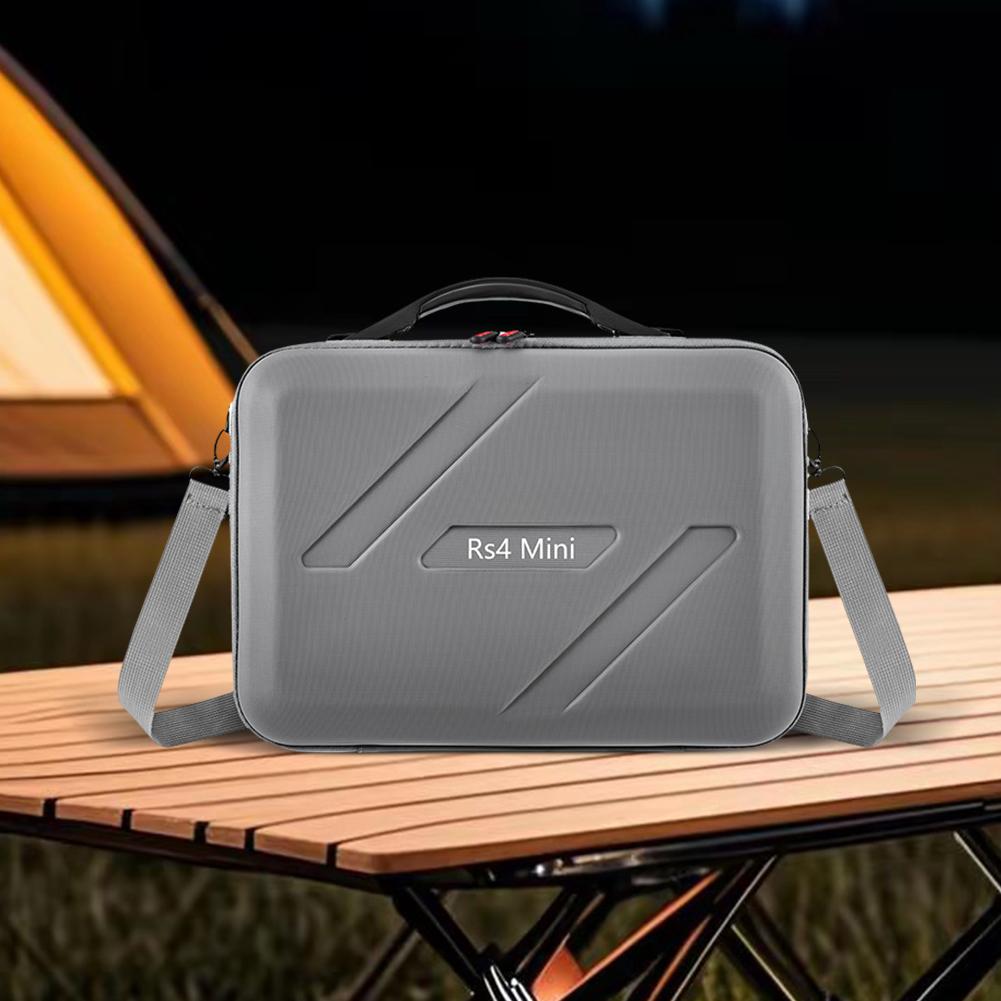 Shoulder Bag For DJI RS 4 Mini Storage Carrying Case Waterproof PU Travel Handbag For DJI Ronin 4 Mini Handheld Stabilizer Box