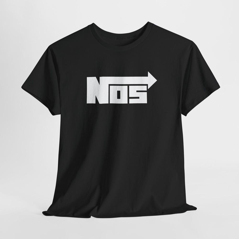 NOS Black T-Shirt – Unisex Racing Nitrous Logo Tee for Men or Women
