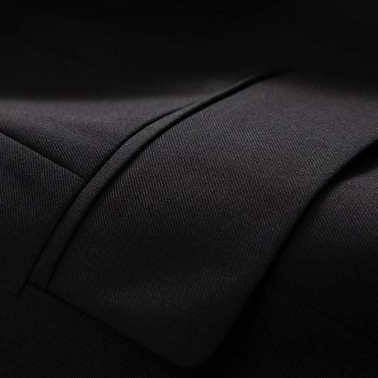 Летний женский пиджак, однотонное пальто без рукавов с отложным воротником, темпераментный пиджак, длинный жилет для женщин