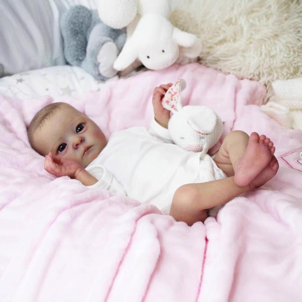Белый боди с длинным рукавом 16 дюймов для кук Reborn Tink