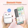 2024 Мини-термопринтер Принтер для самоклеящихся этикеток Портативный Bluetooth-принтер для фотопечати Портативный карманный принтер для Android IOS.
