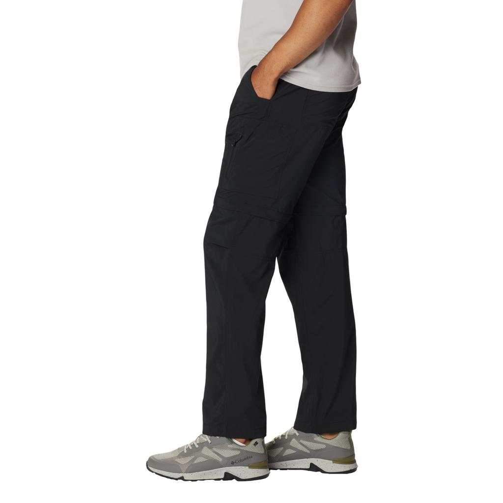 Columbia Silver Ridge Utility Convertible Pant, Mens Black Trousers