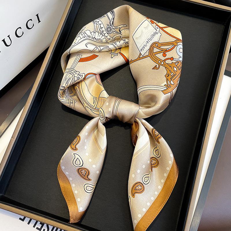 100% натуральный шелковый квадратный шарф женский бандана платок шарфы шали квадратный ворот фуляр накидки cachecol femme schals bufanda