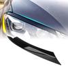 2pcs Eyelid Cover Trim Headlights Eyebrow Car Headlight Cover For Volkswagen for Passat B7 2010 -2014 ABS Stickers Cover