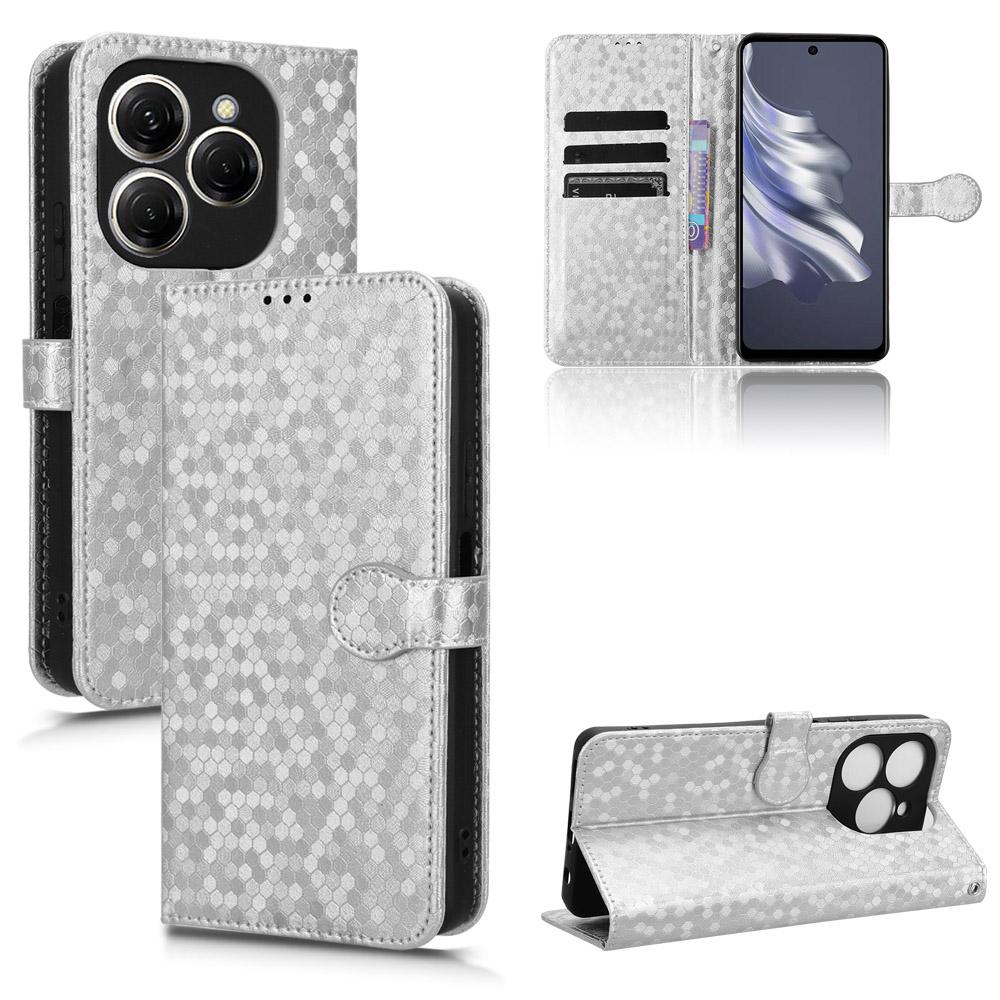 For TECNO Spark 20 Pro Cell Phone Case PU Leather Imprinted Wallet Shockproof Stand Cover