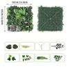 Artificial Plant Wall Panels 50x50 Cm Greenery Grass Wall Backdrop Decoration Faux Ivy Leaves Outdoor Privacy Fence Covering