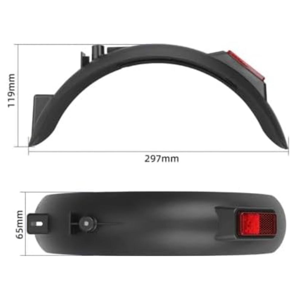 Комплект заднего крыла для электросамоката, простота установки