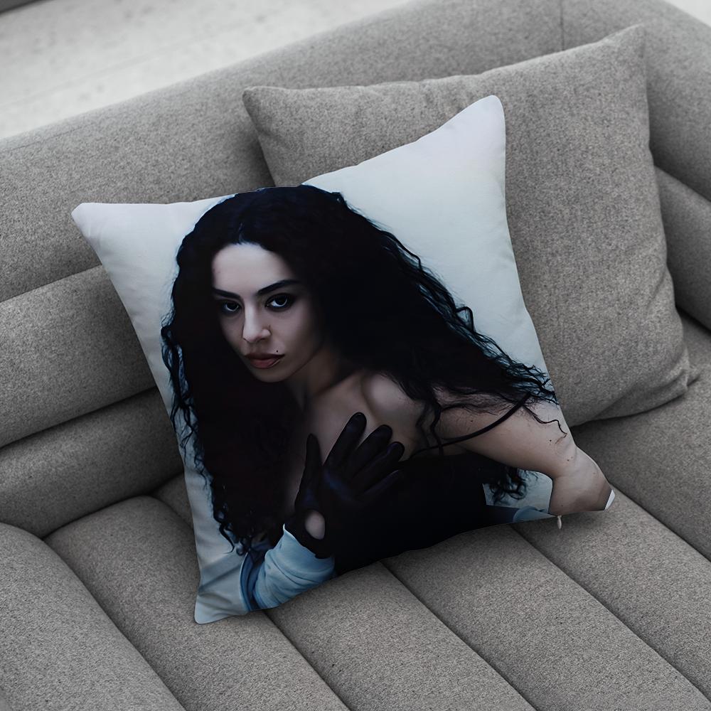 Наволочка для подушки Singer CCharli XCX BRAT Мягкие чехлы для подушек для декора дивана в деревенском стиле Домашние украшения и Защита