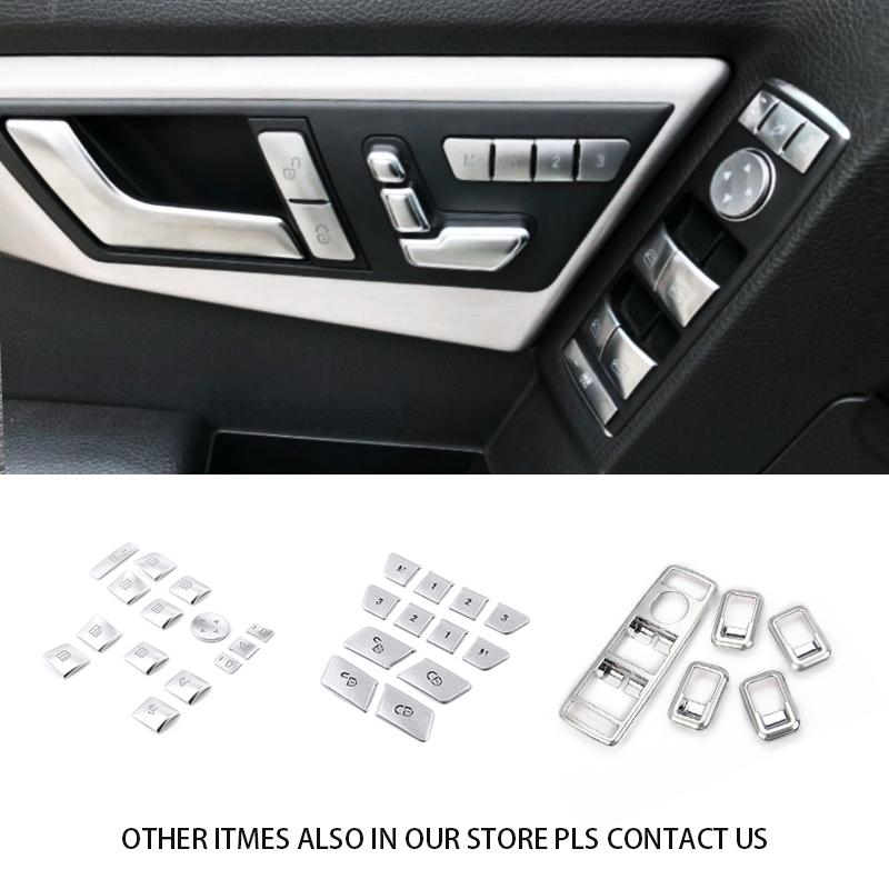 Кнопка регулировки бокового сиденья автомобиля, крышка, накладка для Mercedes Benz BCE CLS GLK GL ML Class W204 W212 W246 X204 W166 X166