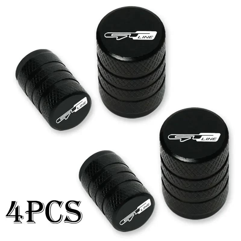 BTNPY1 For Kia GT Line Sportage Ceed Picanto K5 K4 K3 KX5 Stonic 4PCS Car Wheel Tire Valve Caps Tyre Stem Covers Airdust Waterproof