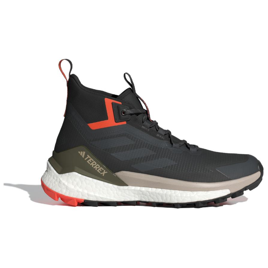 Adidas Terrex Free Hiker 2.0 GORE-TEX Carbon Grey Orange Мужские кроссовки Серо-шестицветные-черные IH0669