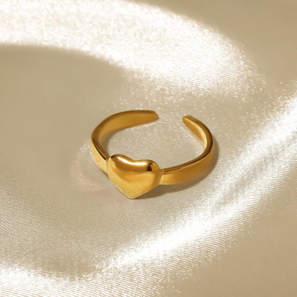 Модное женское кольцо из 1 части Женское кольцо Металлическое кольцо Глянцевое кольцо Металлическое кольцо Праздничный подарок