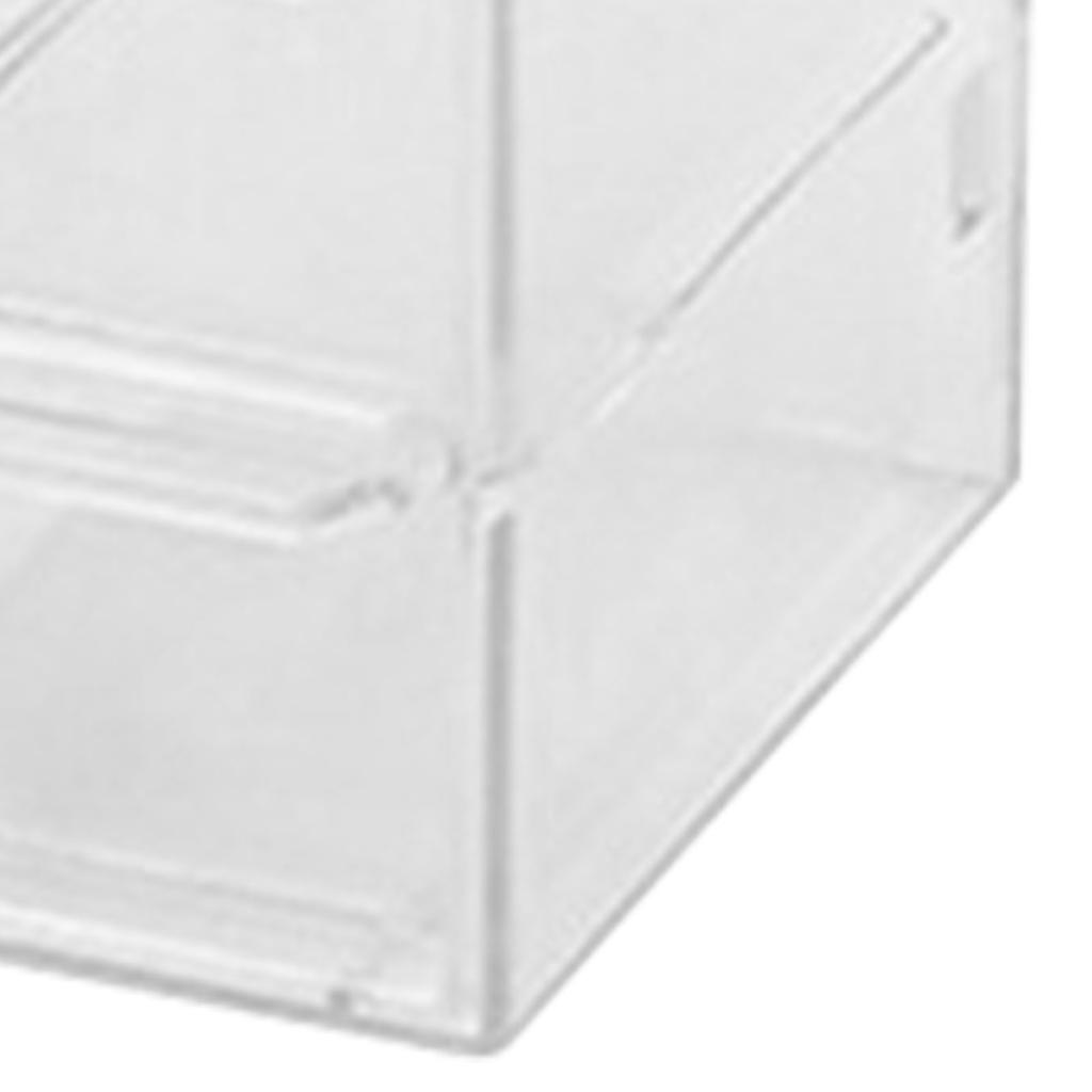 Сетчатый ящик для хранения пылезащитный прозрачный пластиковый контейнер-органайзер для ювелирных изделий, ожерелий, DIY Art