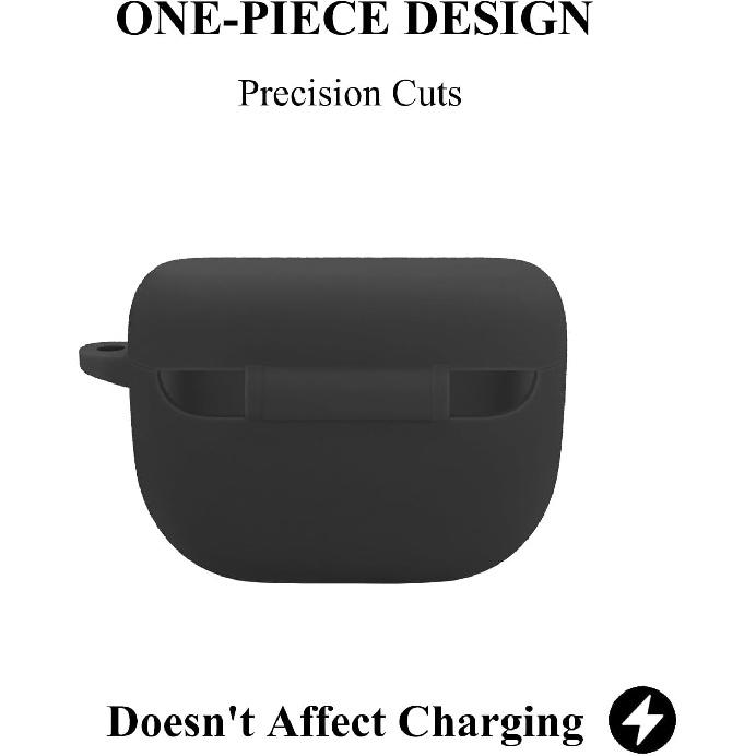 Силиконовый чехол, совместимый с Jabra Elite 10/ Jabra Elite 8 Active/Jabra Elite 8 Active Gen 2/ Jabra Elite 10 Gen 2, Ударопрочный защитный чехол для наушников