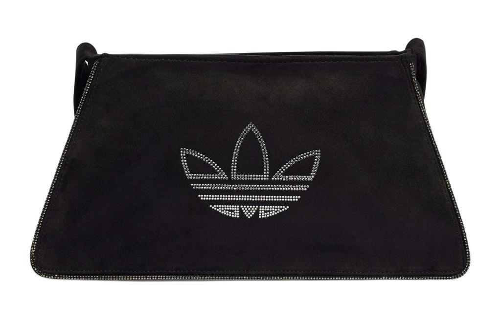 adidas Женская сумка через плечо Originals Trefoil из переработанного полиэстера, Черная IT7375