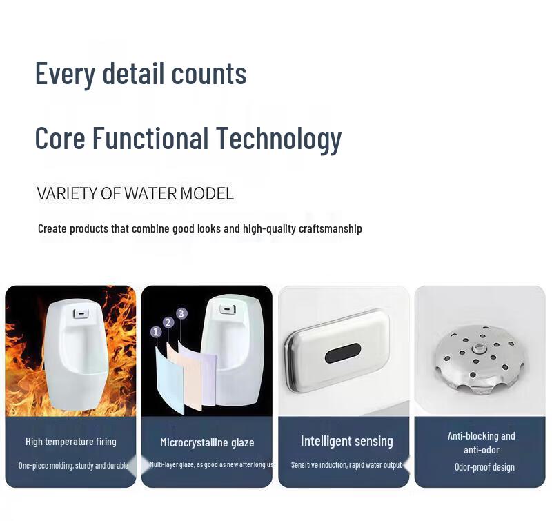 ZLIII Ceramic Wall-Mounted Urinal