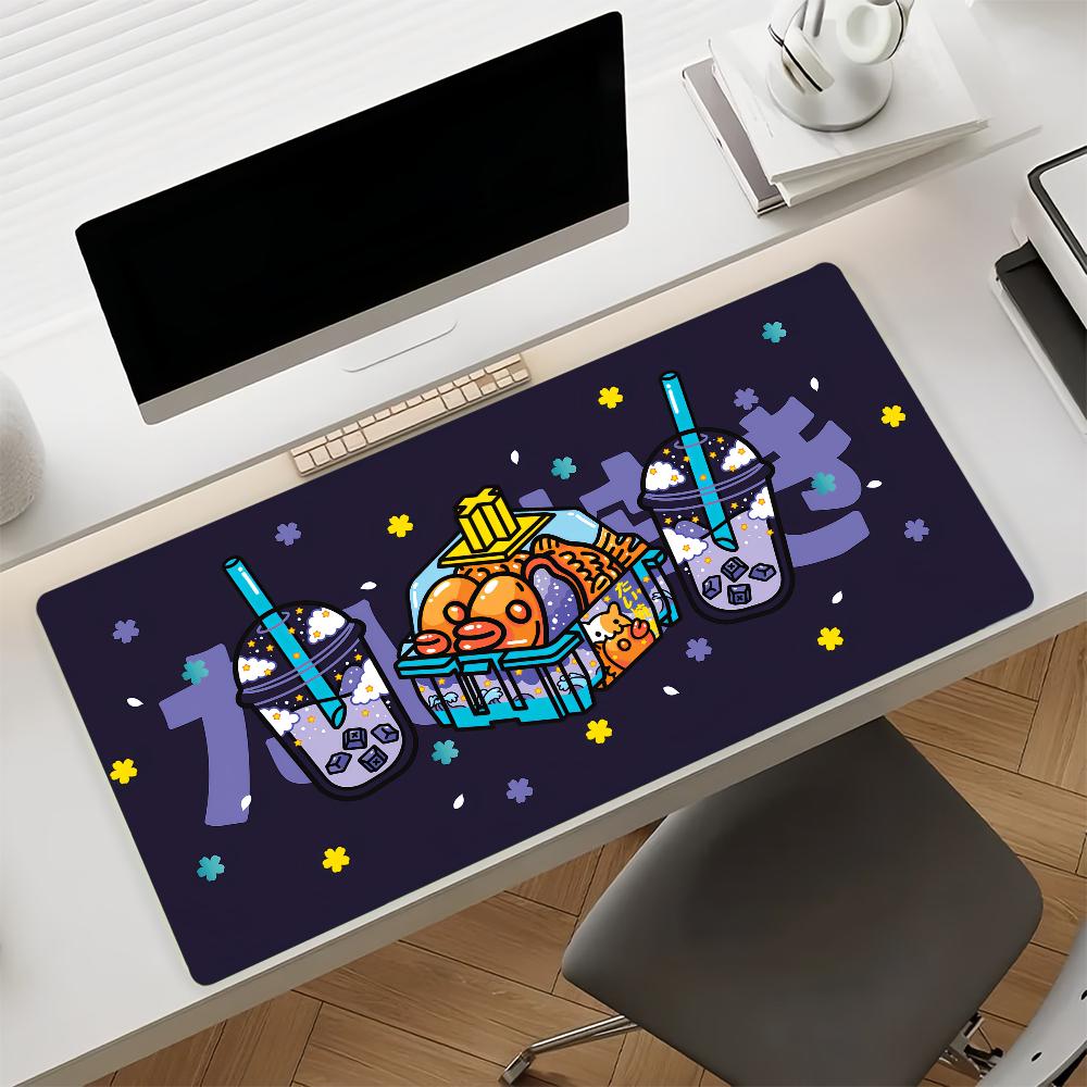 Art T-Taiyaki Cute Mouse Pad Non-slip Rubber Gamer Balance Computer Mat Decoracion Deskmat Laptop Office Large