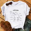 Harajuku Kawaii Tshirt Anatomia Da Raposa Gato Grfico Tees Das Mulheres Tops Esttica T Shirt Tripulao Pescoo Roupas De Vero Para As Mulheres