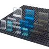 MOC Прозрачная панель 1x4x3 точки Окно Стена Дом Строительные Аксессуары DIY Дом Кирпичи Игрушки Детали Совместимые 60581 87544