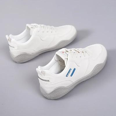 Белые туфли женские новые легкие женские кроссовки модные спортивные туфли на шнуровке для сноуборда мягкая подошва дышащая обувь 2024