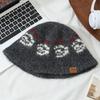 Autumn and Winter Patterned Knitted Fisherman Hat Outdoor Windproof and Warm Hat Fashionable Versatile Pot Hat