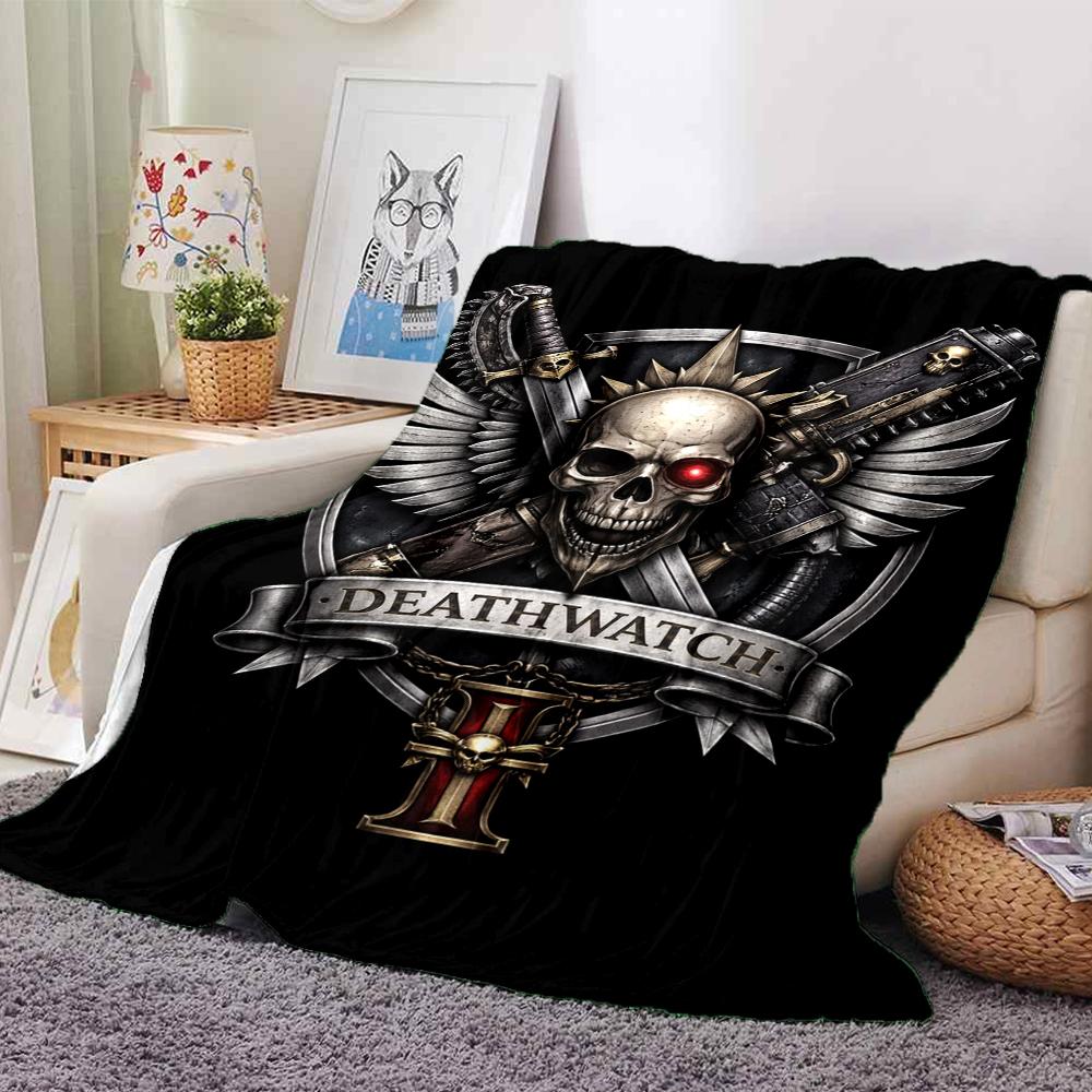 Warhammer 40k Theme Printed Blanket - Perfect for Couch, Bed, Travel & Outdoor Use | Machine Washable, Cozy & Durable.
