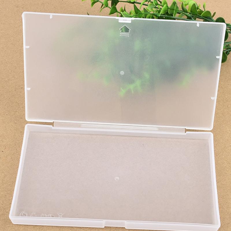 1 шт. Пластиковая прозрачная коробка для хранения масок, Большая, для хранения мелких аксессуаров, Матовая пластиковая коробка