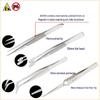 Набор нержавеющих пинцетов Pro'sKit 808-389