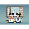 Корейские поздравления с Новым годом от Микки и Минни (Минни) Пазл Disney 108 деталей