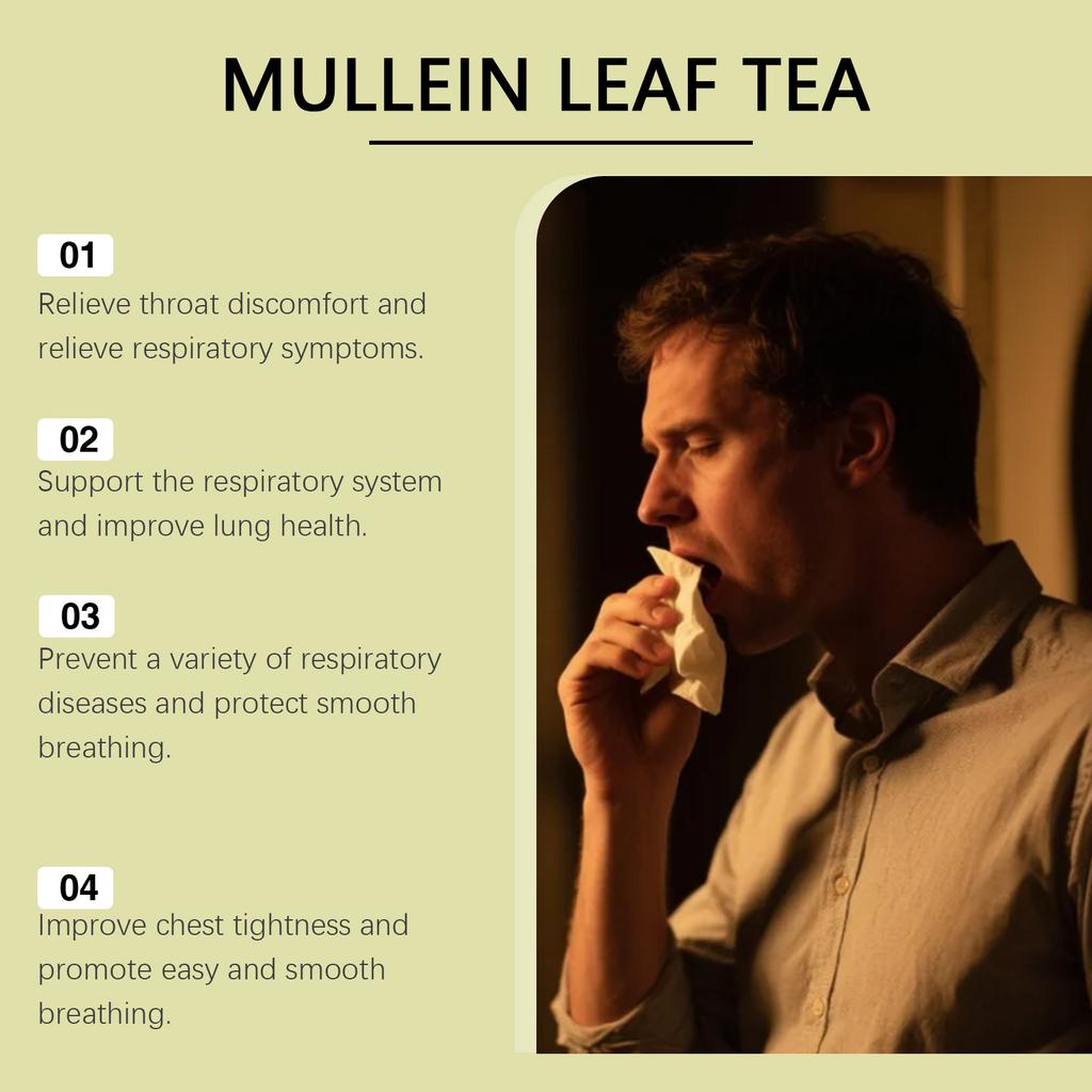 Mullein Leaf Tea Body Care Soothing Natural Herbal