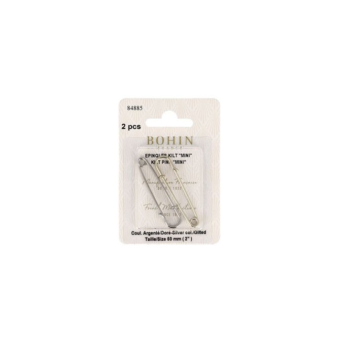 EPINGLE KILT DOREE MINI 50MM X2 84885