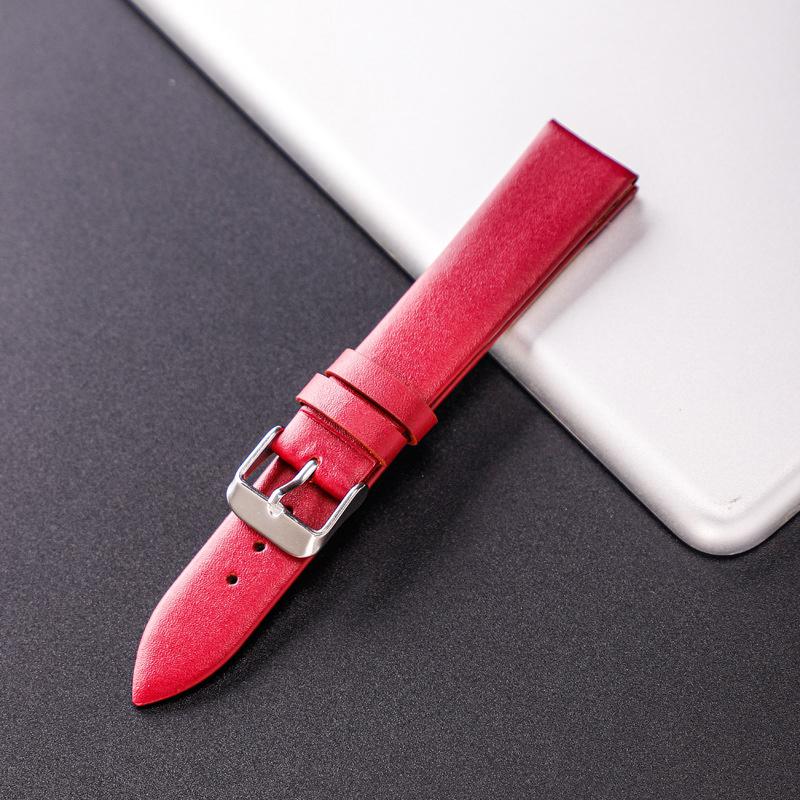 Unisex Genuine Leather Bracelet Strap Wrist Belt With Pin Buckle Watch Band Watch Accessories