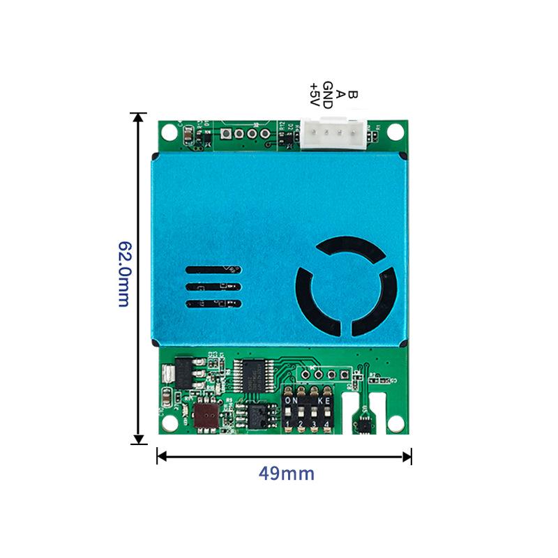 Air Quality Sensor 485: CO2/Formaldehyde/Temp/Humidity/PM2.5/PM10