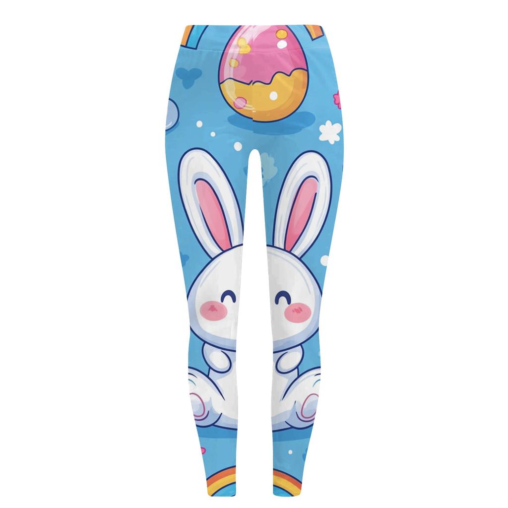 Women's Casual And Fashionable Outdoor Holiday Print Plaid Print Slim Fit Elastic Yoga Pants Nine Minute Pants