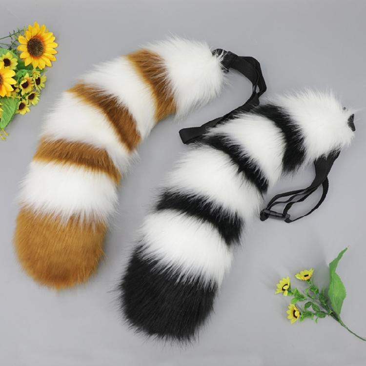 Cartoon Raccoon Ear Hairband/ Tail Adult Unisex Halloween Party Headband Costume