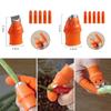 Silicone Thumb Knife Finger Cutting Vegetable Plant Blade Scissors Garden Gloves