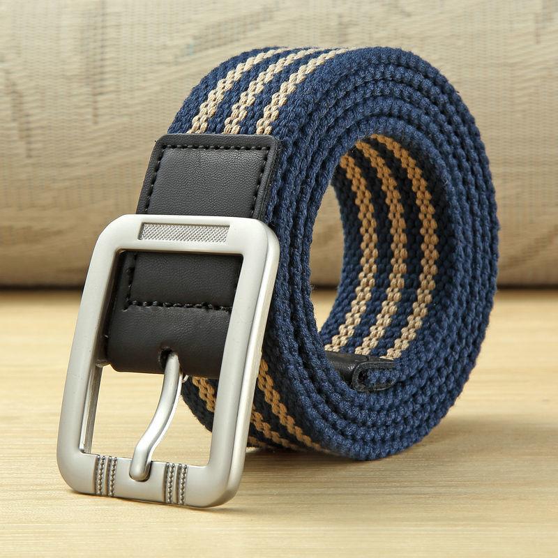 Tactical Hunting Pin Buckle Belt Unisex Trendy Nylon Girdle Fashion Luxury Design Jeans Accessories Business for Men Canvas Belt