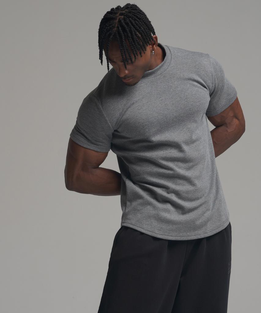 PHERMENON [2Pack] Muscle Fit Mock Neck Short Sleeve T-Shirt (3 Colors)